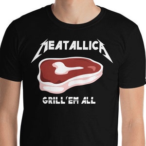 Funny BBQ Grilling Meat Lover Heavy Metal Fan Gift