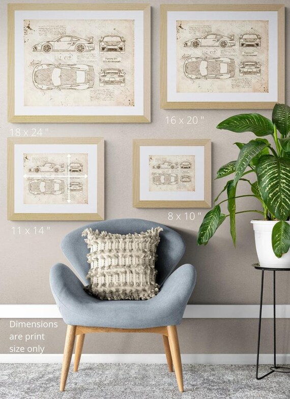 Da Vinci Style Sketch Printable Wall Art **Instant Download** USS Starship Enterprise