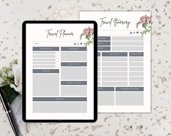 Agenda de voyage, itinéraire de voyage, programme de voyage, agenda de voyage numérique, agenda de vacances, agenda de voyage, agenda de vacances, agenda de voyage