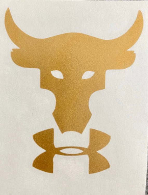 the rock bull logo under armour