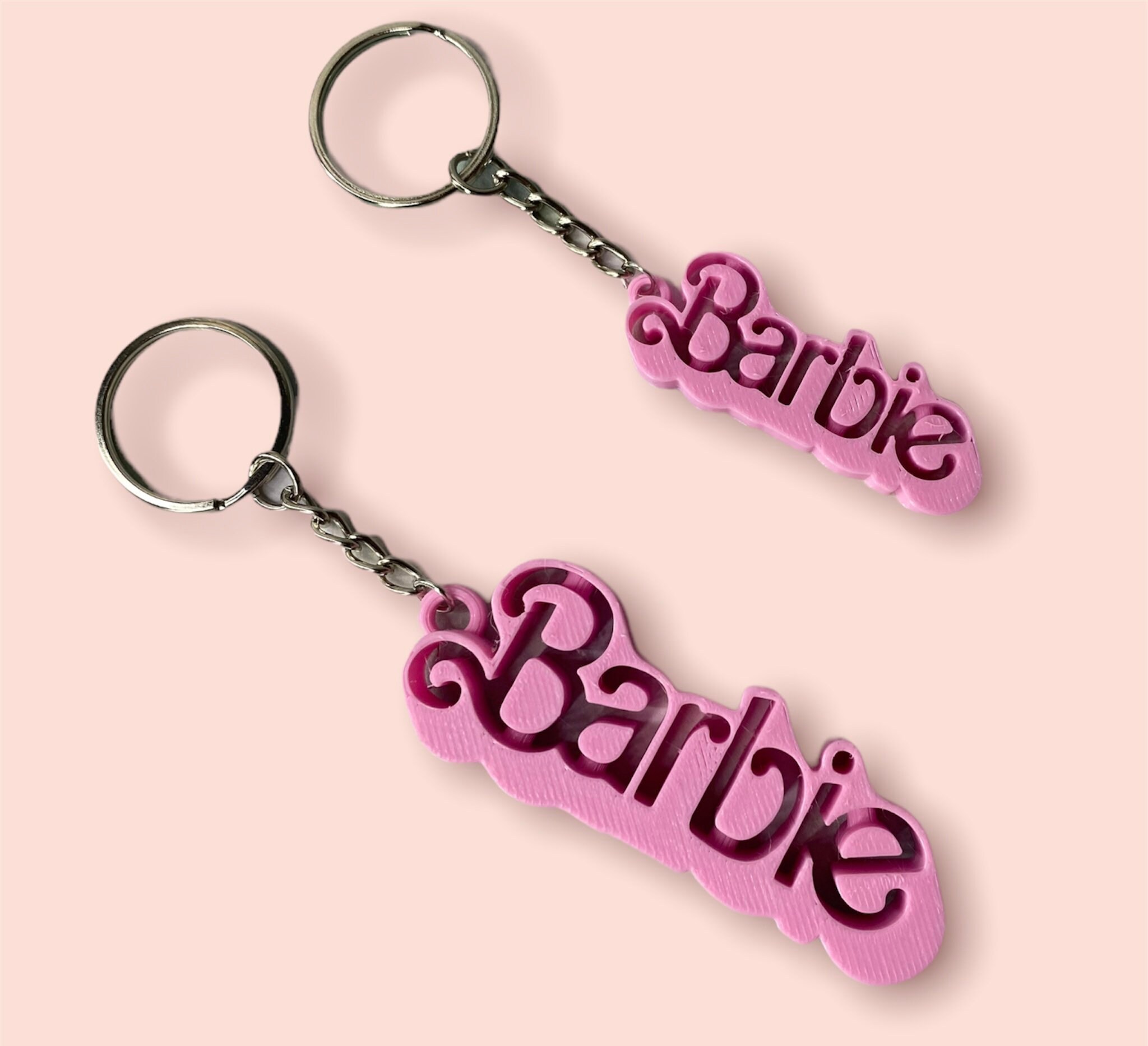 Barbie Keychain Cute Keychain Barbie Girly Keychain - Etsy