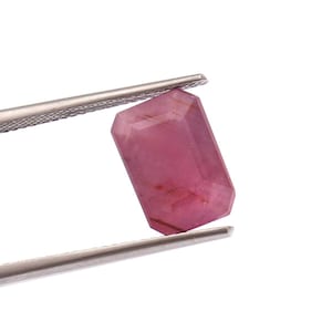 Natural Red Ruby Gemstone, Untreated Ruby Stone, Loose Red Ruby For jewelry Making, 11.20×7.70×4.90 Mm, 4.80 Carats