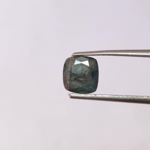 Natural Australian Sapphire Gemstone, Faceted Blue Sapphire Gemstone, Teal Sapphire gemstone, 6.4x6x3.2 Mm, 1.40 Carats