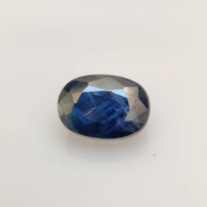 Natural Australian Blue Sapphire Gemstone, Faceted Blue Sapphire Gemstone, Sapphire Loose  Gemstone, 10.4×7.4×5.4 Mm, 4.30 Carats