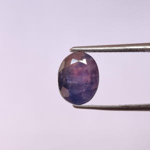 Natural Blood Red Sapphire Gemstone, Bi Color Sapphire Gemstone, Loose Blue Sapphire, 9.2x7.1x3.7 Mm, 8.35 Carats