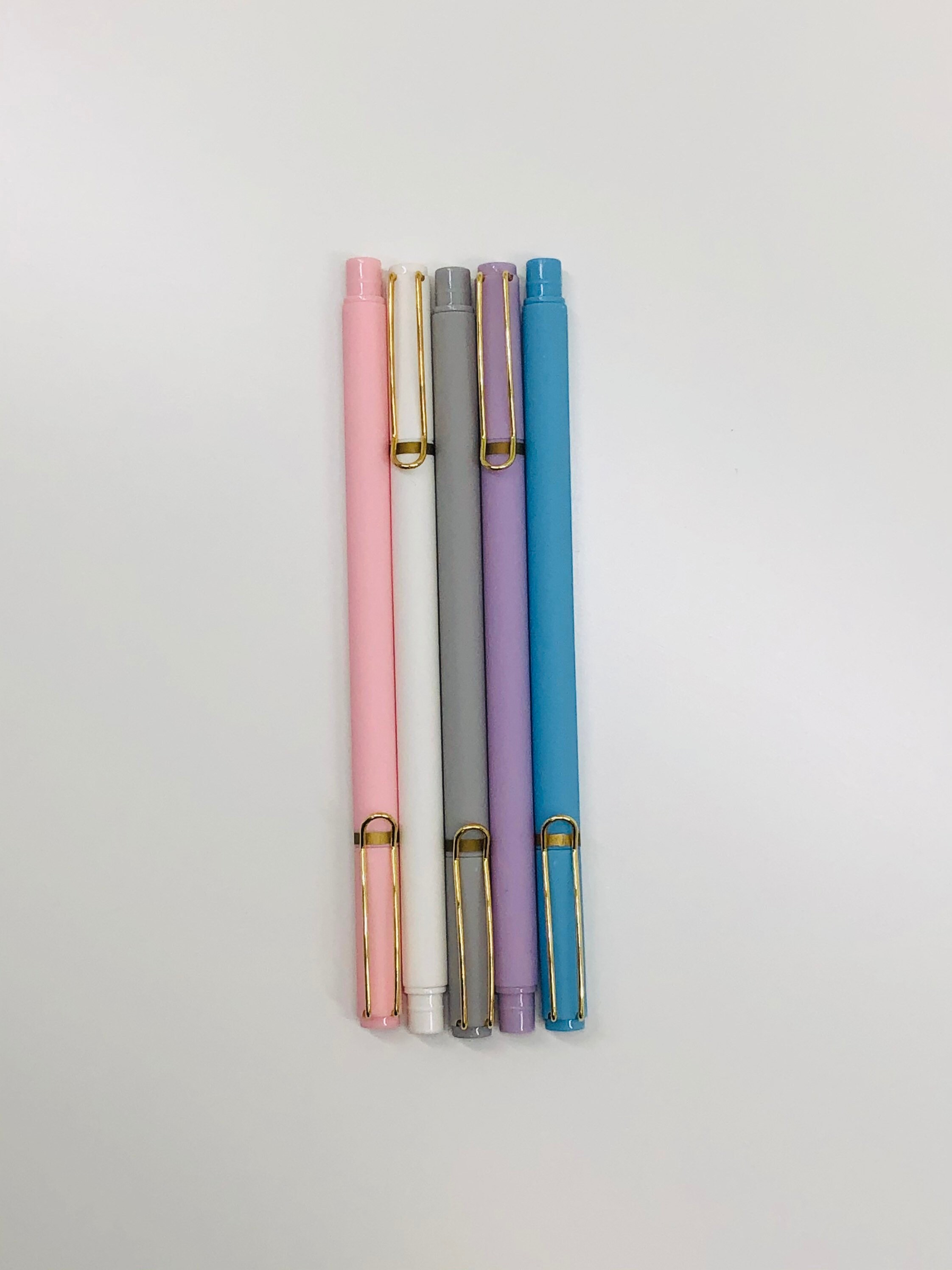 Pastel Gel Pens Black Ink 0.5mm Etsy