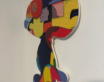 Kaws Puzzle Frame - No One's Home - Etsy Canada