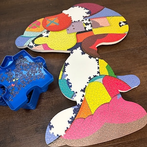 Kaws No One's Home Puzzle Custom Wooden Frame W/ Engraved