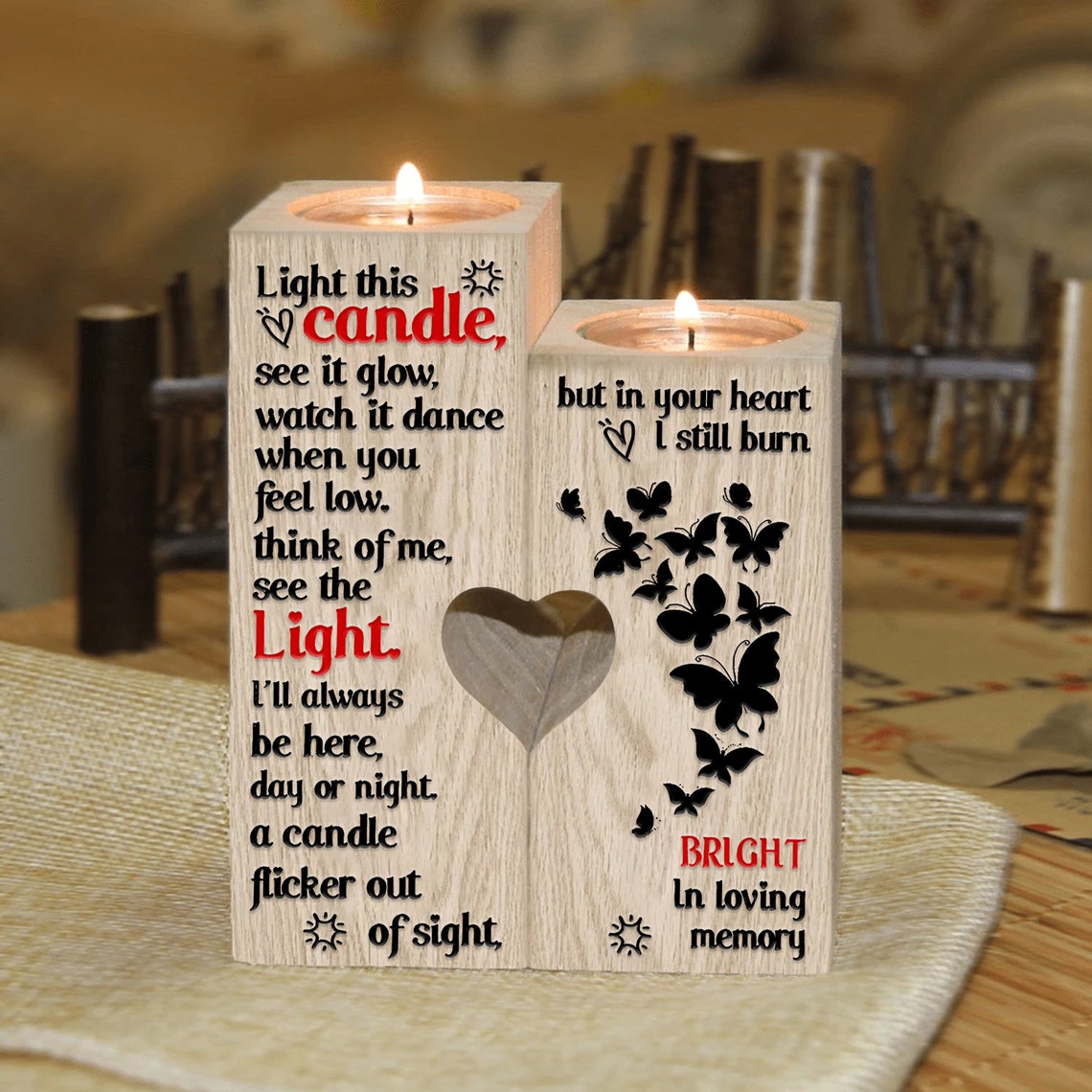 Light This Candle See It Glow Watch It Dance When You Feel Low Etsy