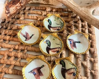 Trinkets | Mallard Duck  |Scallop Trinkets | Oyster Trinkets | His and Hers Ring Dish| Limited Time Only| Duck Decor| Duck Hunter Gifts