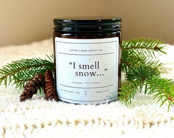 I Smell Snow Candle