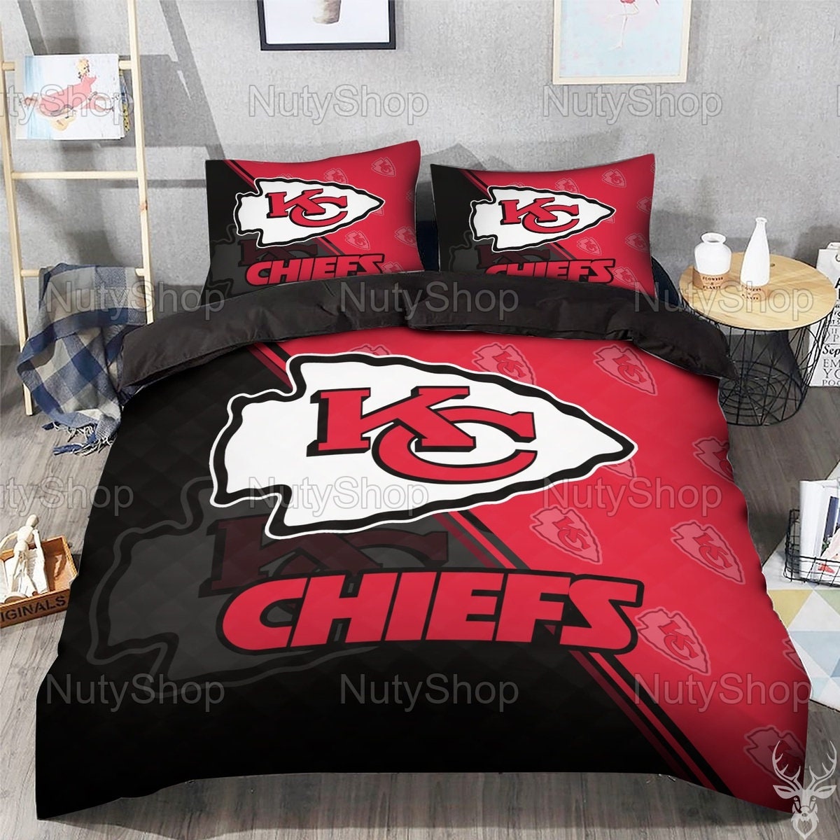 Kansas City Chiefs NFL Bedding Set NFL Chiefs Duvet Cover | Etsy