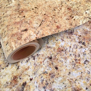 Venetian Gold Granite Peel and Stick Countertop Cover (36 inches wide)