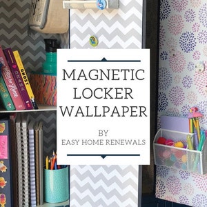 A Single Dry Erase Panel | Magnetic Locker Wallpaper | Back to School Decorations