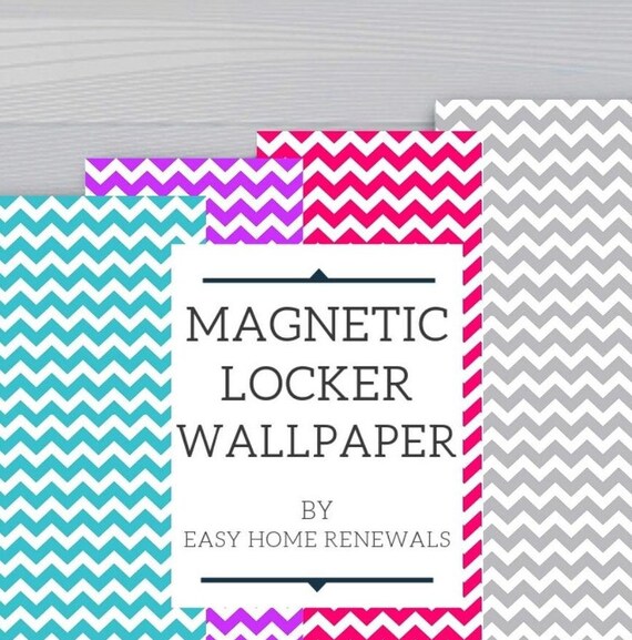 Locker Wallpaper 4 Panels 12 by 36 Etsy