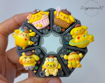 Pudding Dog 7-Day Pill Organizer, Luminous Pill Box