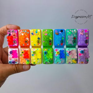 Am Pm Pill Box Detachable &#39;Gummy Glowy Bear&#39; Pill Organizer, Medicine Vitamin Supplement Dispenser, Day And Night Pill Box, Cute Pill Box
