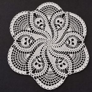Goth Skull Lace Doily Crochet Pattern (Digital Download)