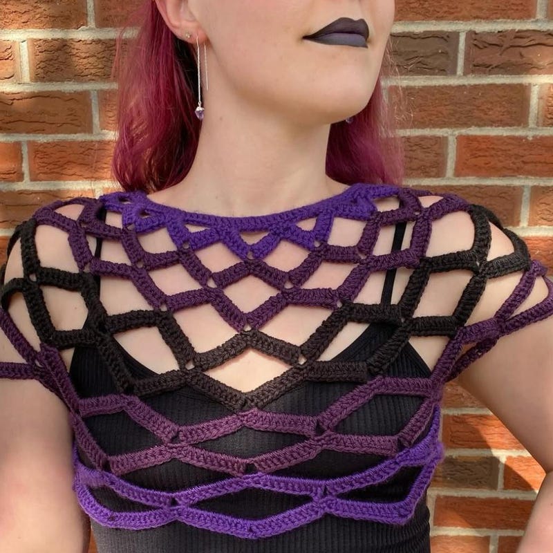 Fishnet Square Pattern Top Fishnet Top - Etsy
