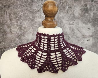 Crochet Goth Victorian Collar Pattern (PDF)