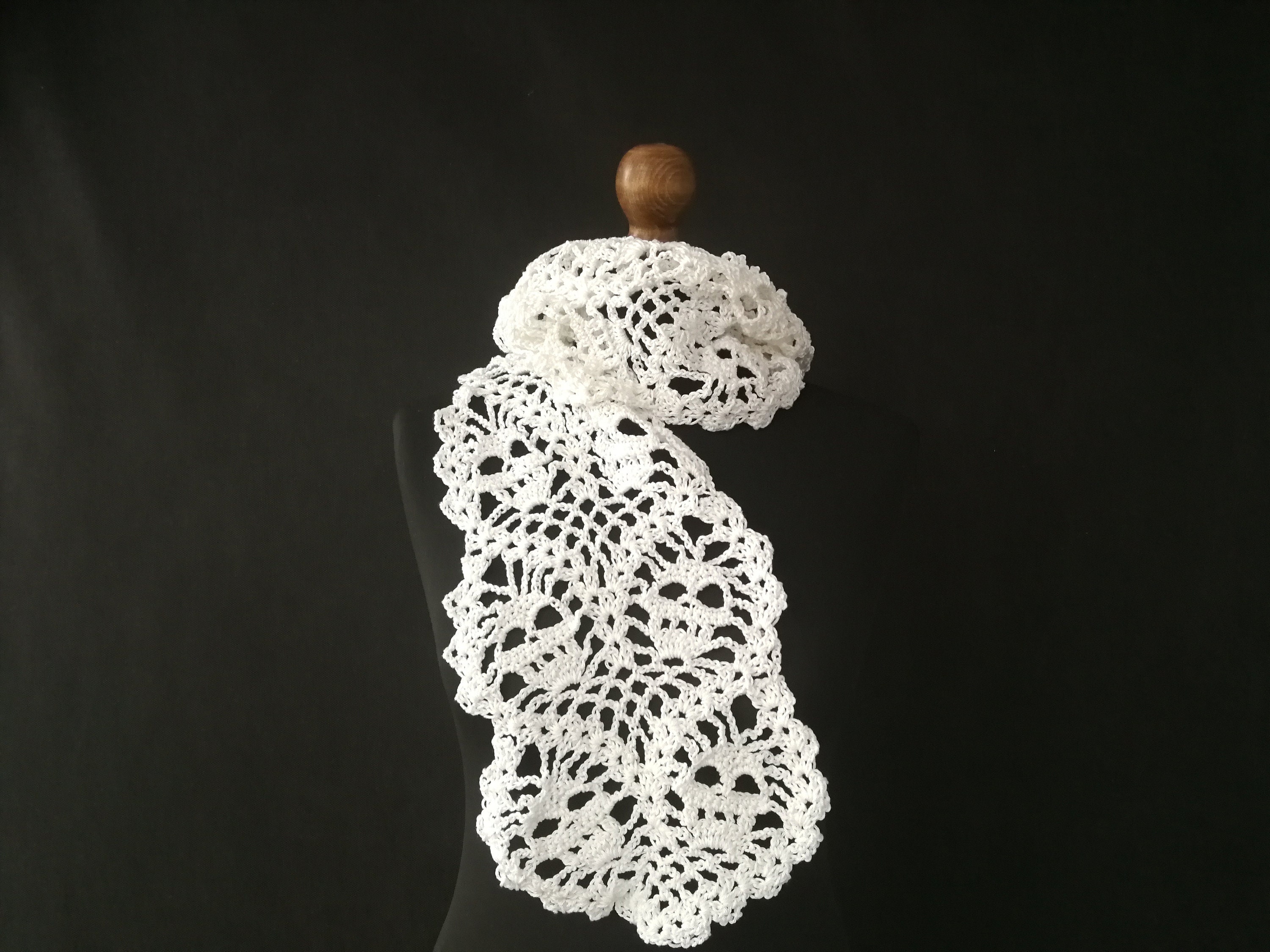 8 Skull Scarf Crochet Patterns for Spooky Accessories, Bandanas, and Giftable Gothic... 1 Crochet Pattern skulls scarf