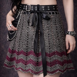 Crochet Lace Skirt Pattern, A-Line Boho Style (PDF Pattern)