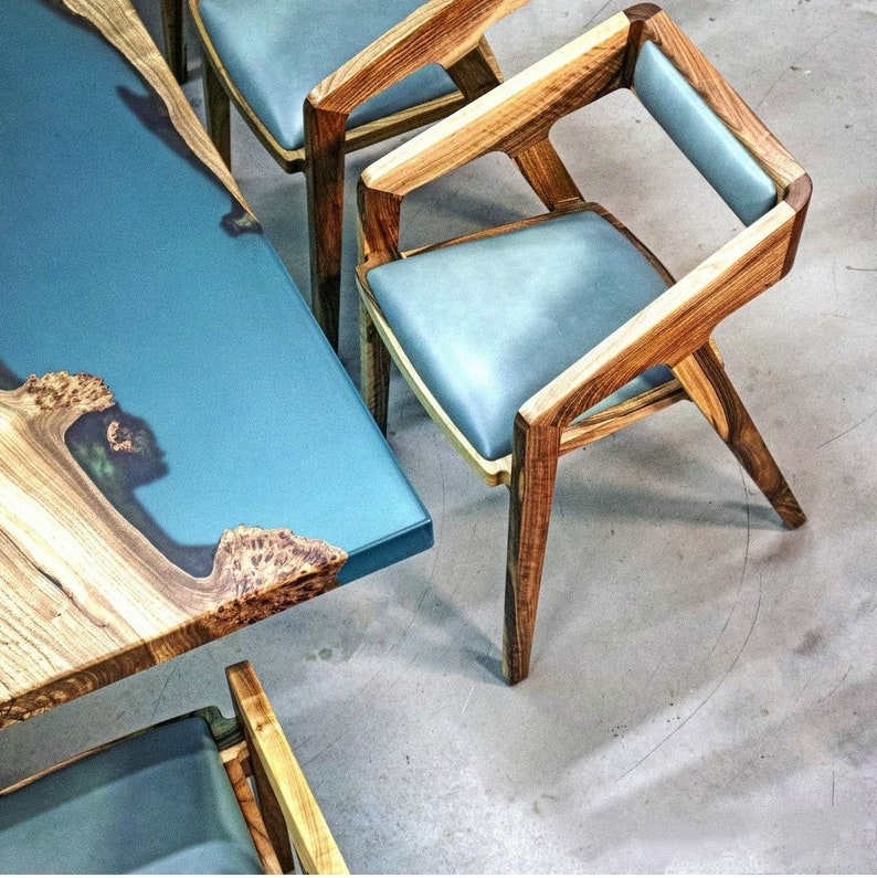 Epoxy Table Epoxy Resin Office Table Custom Epoxy Wood Resin Etsy