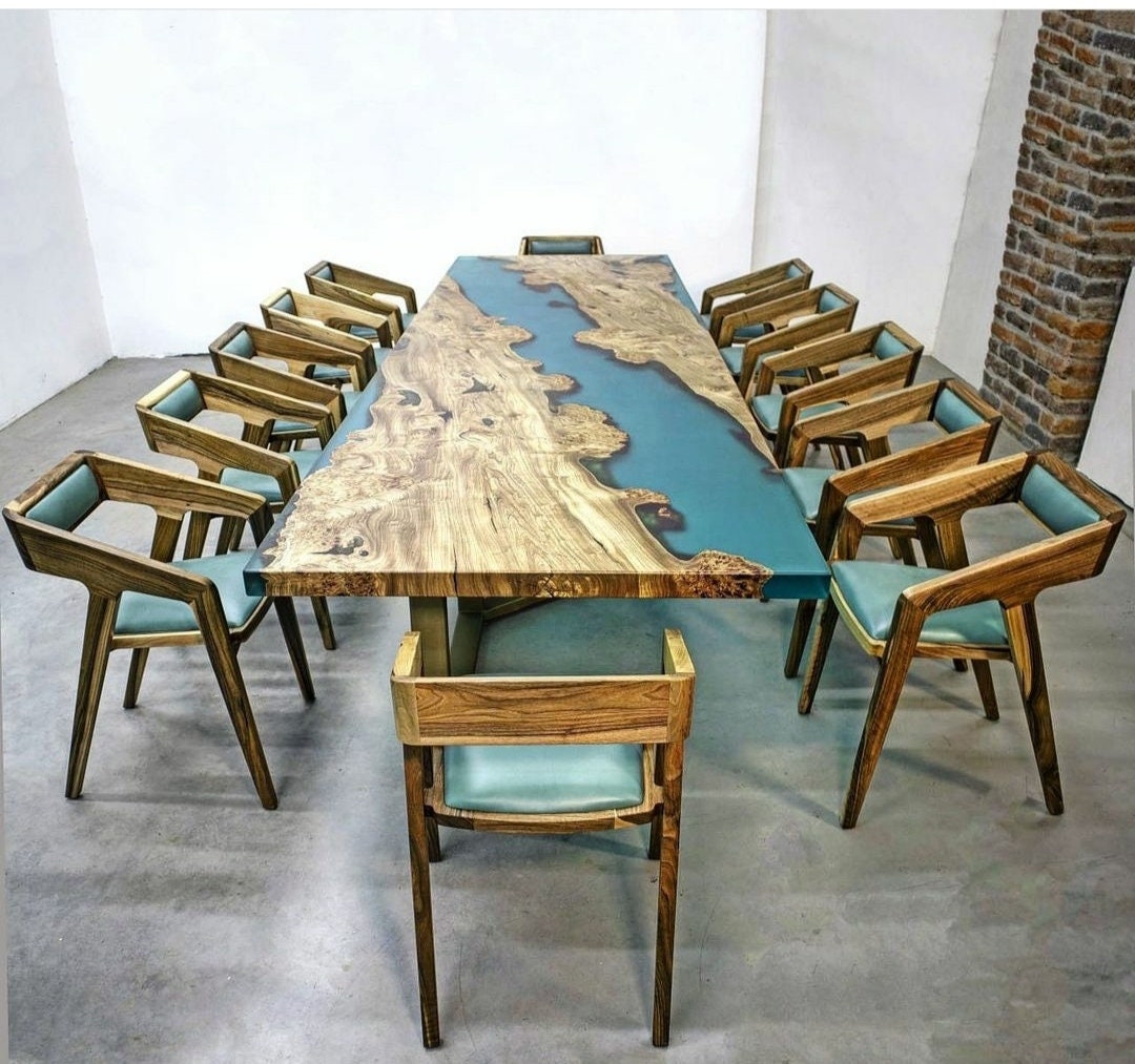 Epoxy Table Epoxy Resin Office Table Custom Epoxy Wood Resin Etsy