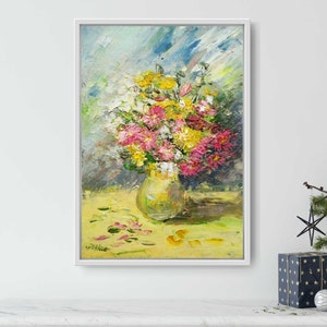 Cuadro de pared Hecho a mano Espátula Pintura al óleo Cartón Impresionismo moderno