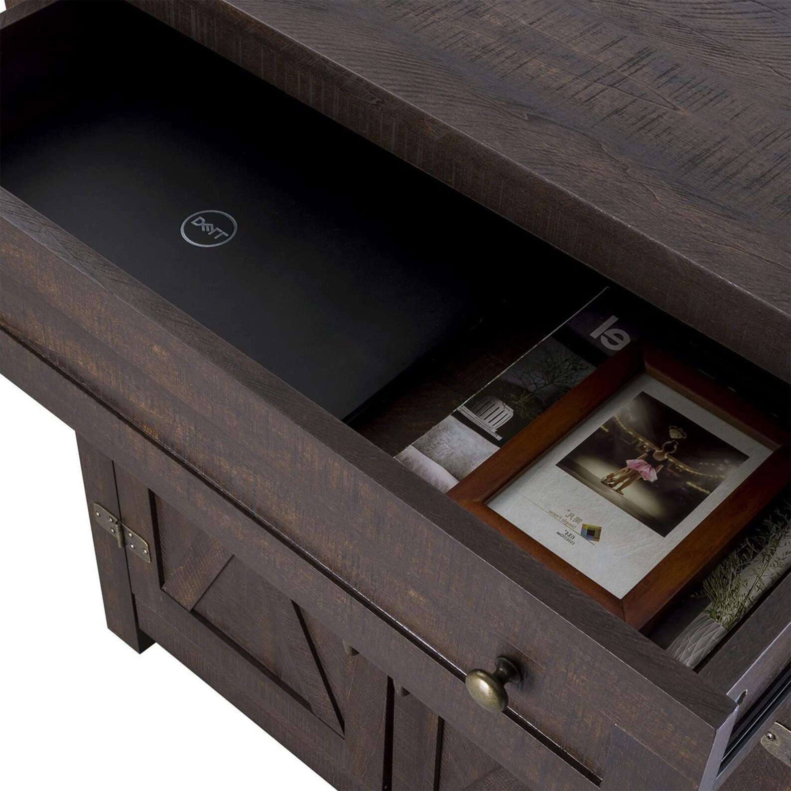 2021 Dark Brown Entryway Wood Accent for Living Etsy