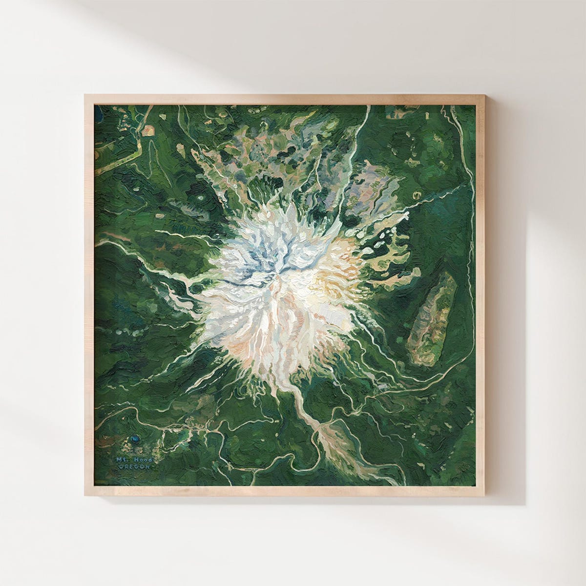 Mt. Hood, Oregon Fine Art Giclée Print—pacific Northwest Mountain Landscape Painting by Olivia Serrill - Etsy