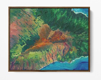 ハレアカラ国立公園の絵画、ハワイ火山の自然ウォールアート、マウイ島