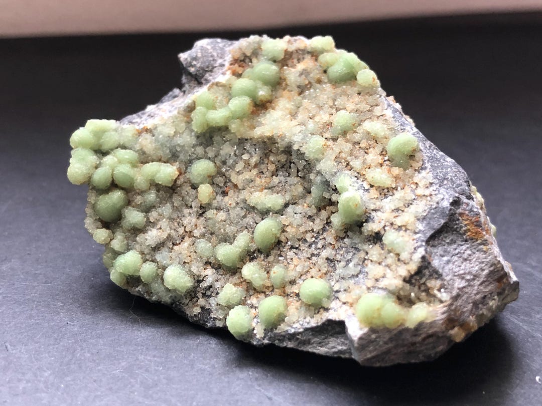 2.2oz Wavellite Botryoidal Crystal on Matrix Rock - Etsy