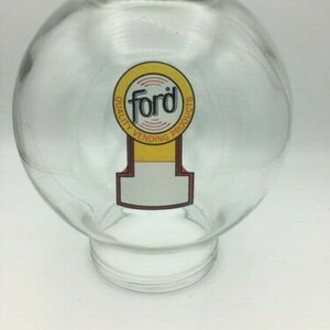 NEW Old Stock Glass Antique Ford Gum Machine Globe RARE