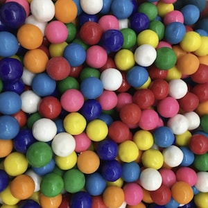 Ford Gumball Replacement Half Fill Kit of Penny Mini Gumballs for FORD GUM MACHINE Dubble Bubble Brand Fresh Delicious Small Penny Gumballs
