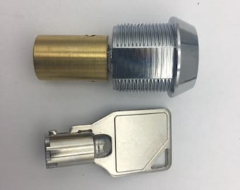 Beaver Vending Replacement Lock and Key Set For Late Model Beaver RB16 Northern Beaver Gumball Candy Toy Machines