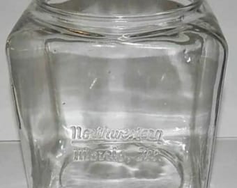 Original Vintage Embossed Glass Globe For Curtis Northwestern Model 60 Gumball Candy Nut Machine