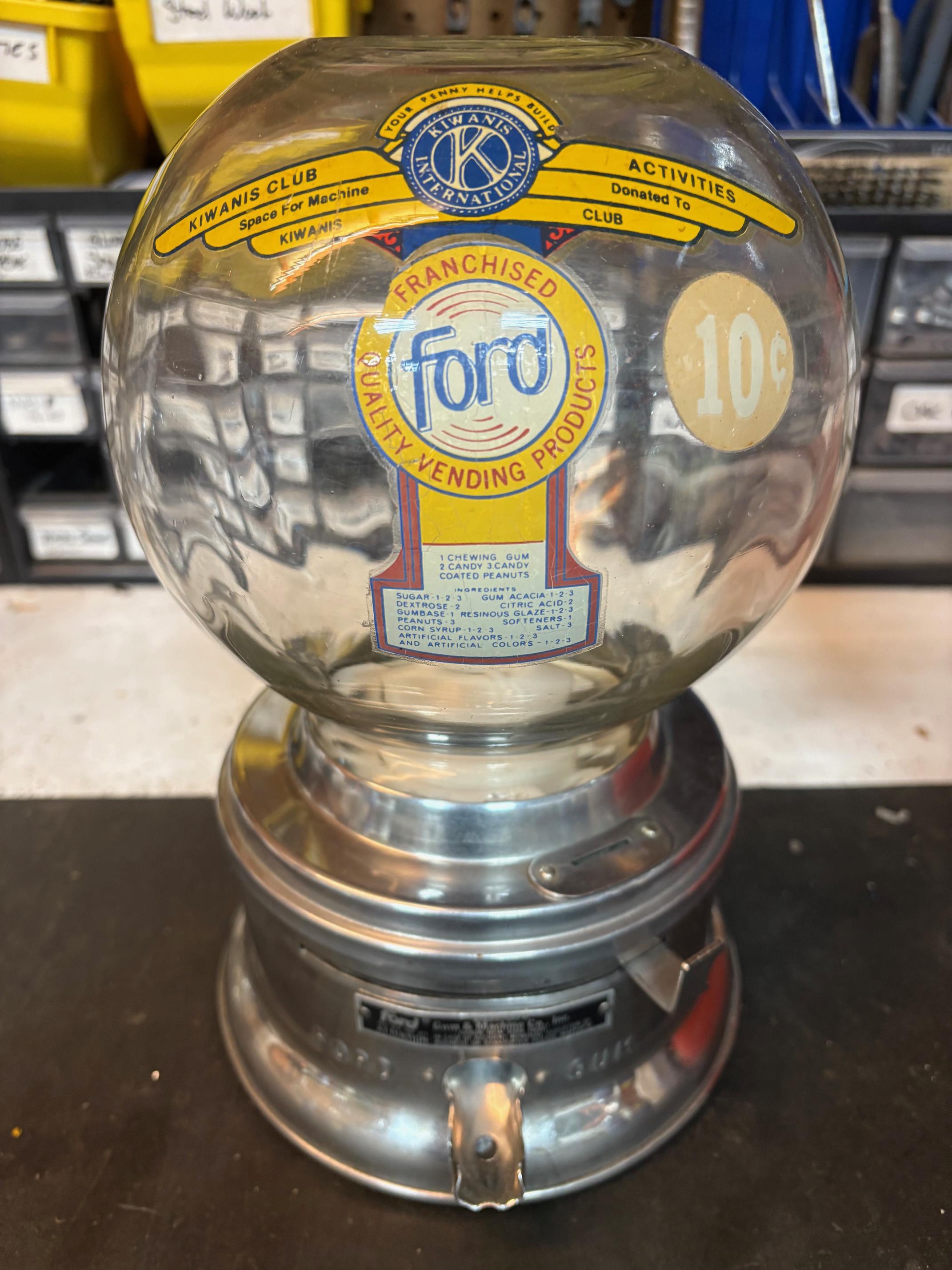Antique Ford Gumball Machine - Etsy