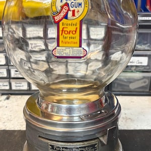 Discounted Vintage Ford Chiclet Gum Machine Penny Vendor