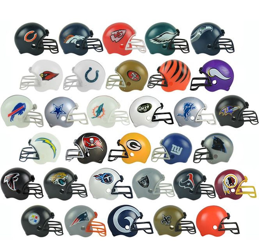 Mini NFL Football Helmets Full Set of All 32 Teams Great for Etsy