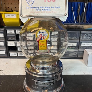 Antique Ford Gumball Machine - Etsy