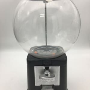 Black Beaver Bubble Ball Globe Gumball Candy Vending Machine SHARP Read Description