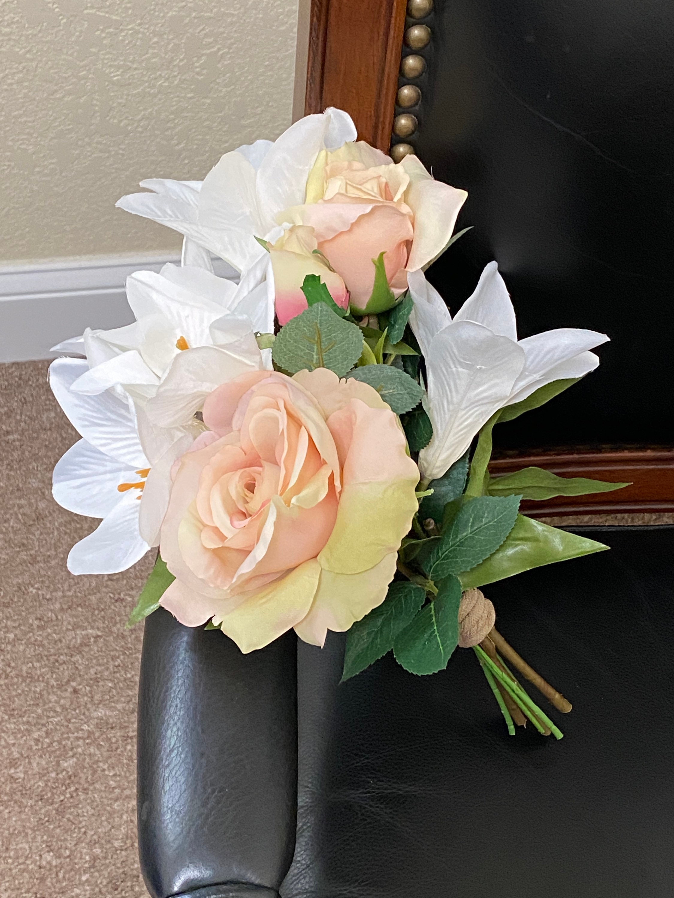 Summer Bouquet Flower bunch Silk flower bouquet Wedding Etsy