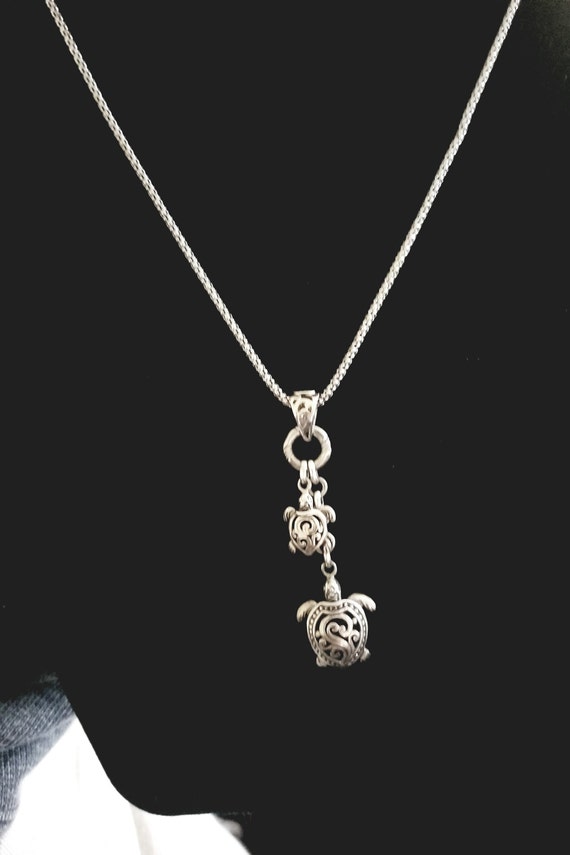 925 Sterling Turtle Necklace