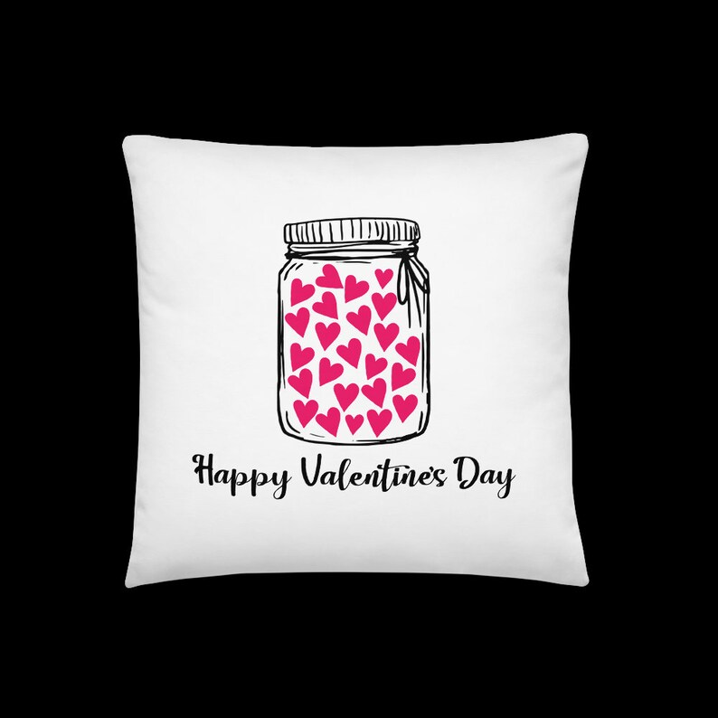 Hearts Pillow Valentine/'s Day Decor Valentine/'s Day Throw Pillow Happy Valentine/'s Day Pillow Love Pillow Cover
