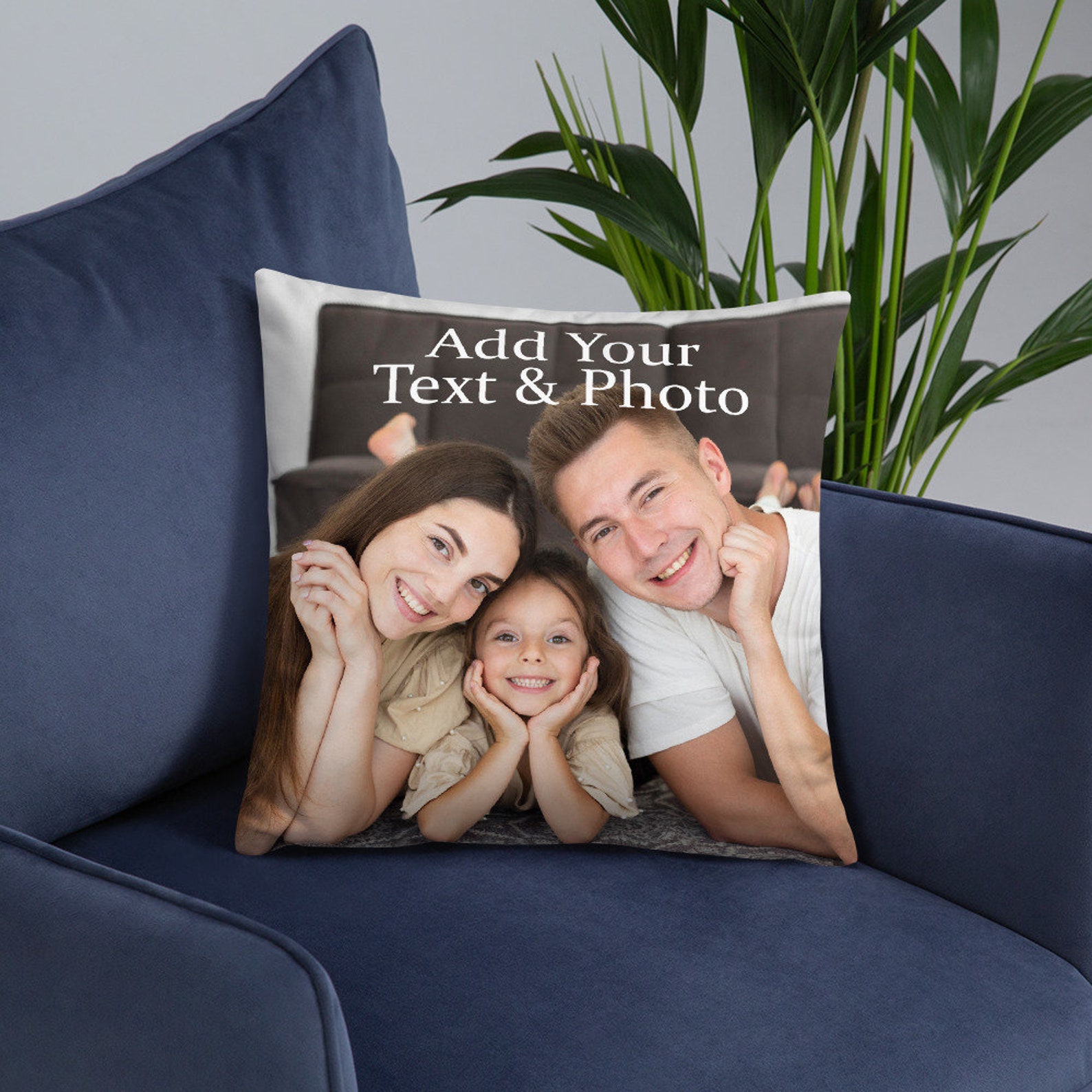 Personalized Family Pillow Custom Pillow Gift Family Photo Etsy