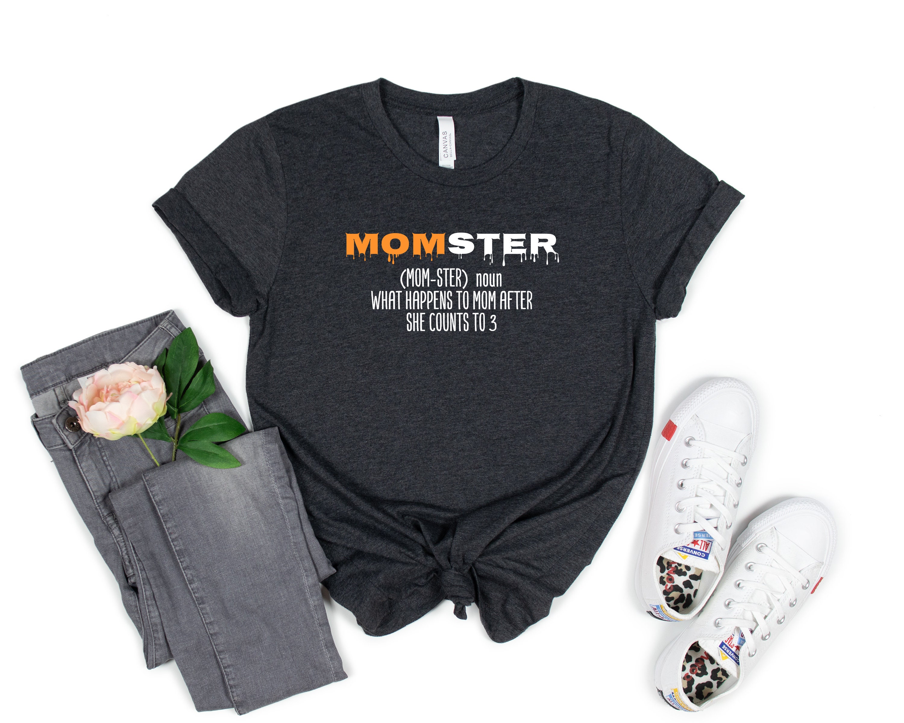 Momster Halloween Shirt Halloween Mom Shirt Mom Shirt Etsy