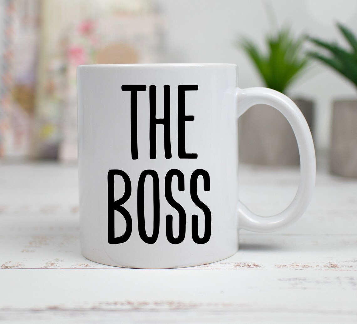 The Boss Mug Office Mug Best Boss Mug Gift for Boss Etsy