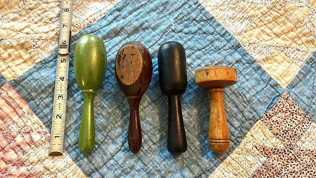 Vintage Darners, Vintage Sock Darners, Primitive Decor, Sewing Mending