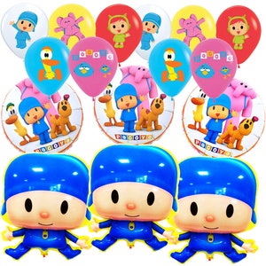 Pocoyo Birthday theme favor party supplies decoration ideas | Etsy
